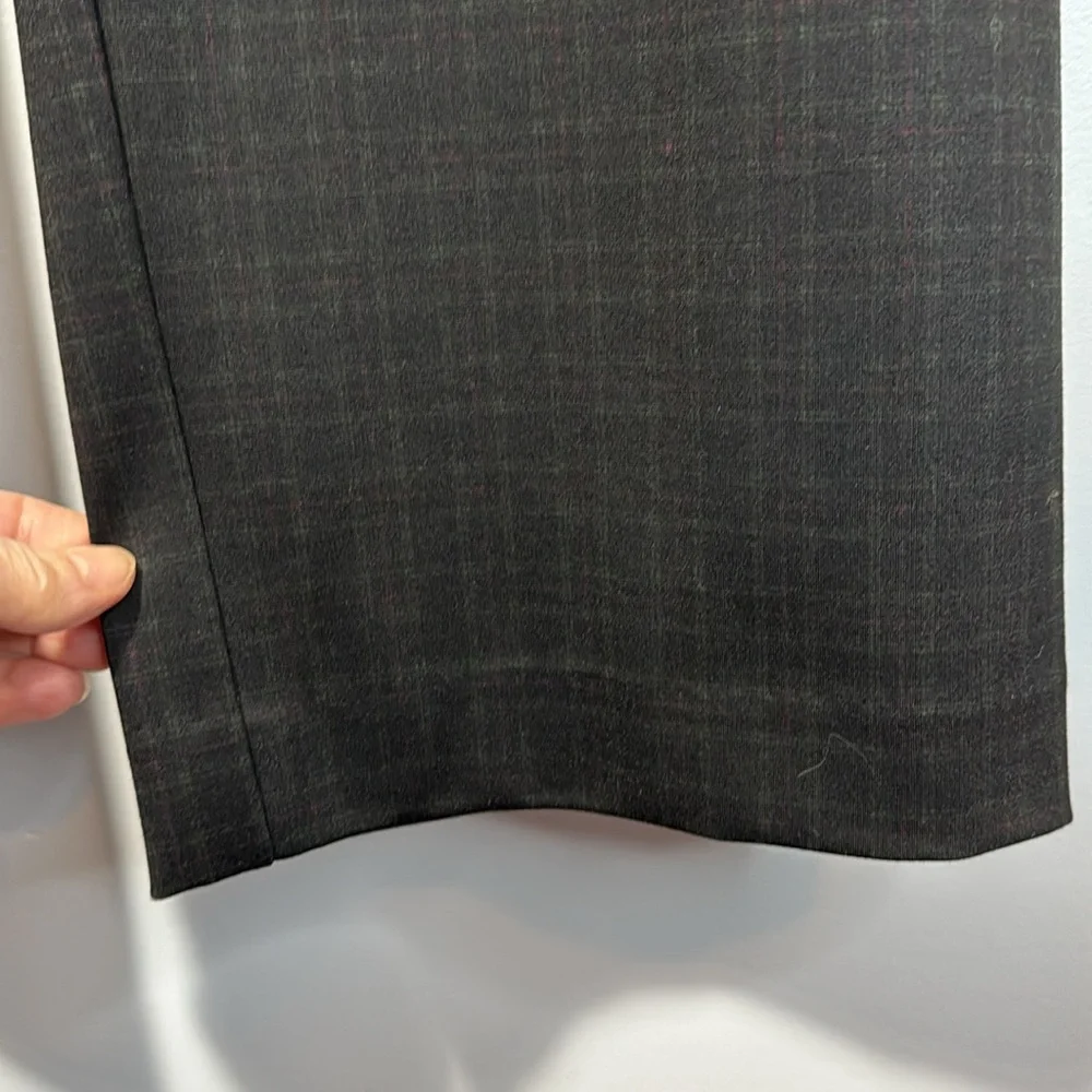Emaline Pants Pull On Checked Straight Leg Stretch in Size 22W NWT - Picture 8 of 15